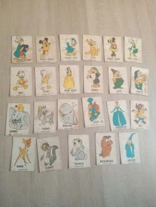 1963 Allens Regina Disney Character trading cards Near Set Very Rare AUS NZ - Picture 1 of 4