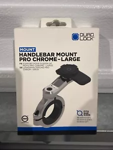 Handlebar Mount Pro Chrome Large - Quad Lock - Picture 1 of 1