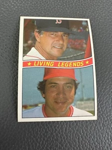 1984 Donruss Living Legends #8 Carl Yastrzemski / Johnny Bench (B) - Picture 1 of 2