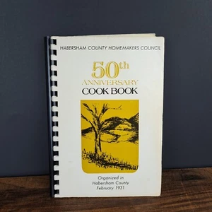 Habersham County Homemakers Council 50th Anniversary Cookbook Recipes Desserts - Picture 1 of 14