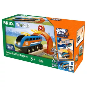 BRIO Smart Tech Sound - Record & Play Engine Wooden Train Play Set Kids Ages 3+ - Picture 1 of 7