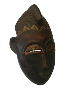 África Arte Máscara Baule Costa de Marfil Costa de Marfil - Imagen 1 de 3