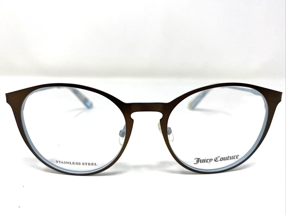 Juicy Couture JU 177 3LG 50-18-140 Brown/Blue Full Rim Eyeglasses Frame WI31 - Image 1 of 4