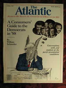 ATLANTIC magazine April 1987 William Schneider Tamara Hareven Richard Bausch - Picture 1 of 1