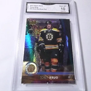 TOREY KRUG BRUINS 2017 PONTE SUPERIORE ORO LAMINA ARCOBALENO # 16 GRADO 10 L@@K - Foto 1 di 2
