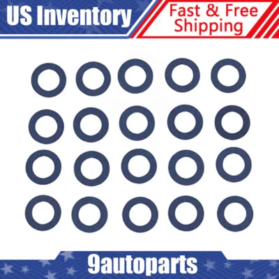 20PCS Oil Drain Plug Gasket Crush Washer 90430-12031 For Toyota Camry 1989-2018 Foto 1 de 4