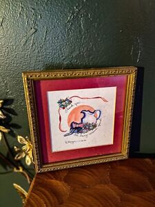 D. Morgan 1991 Framed Art Print 'Thank You For Being Someone Special' 8x8 inch