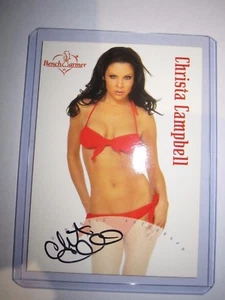 BENCHWARMER SERIE 1 2003 CHRISTA CAMPBELL AUTHENTIC AUTOGRAPH 12/20 VR CARD MINT - Picture 1 of 2