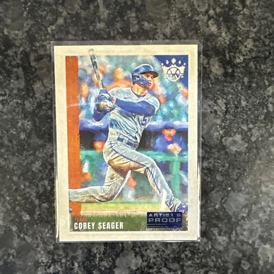 2022 Diamond Kings Artist's Proof Blue #33 Corey Seager - Image 1 of 3
