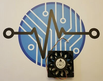 Delta 3-PIN FFB1212EH 120mm x 25mm Extreme High Airflow Fan 150 CFM DC12V 1.74A - Image 1 of 3