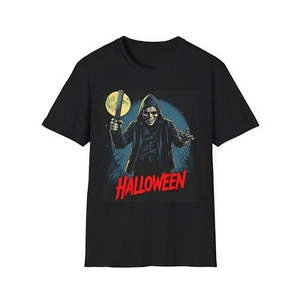 Camiseta Unisex Gráfica Halloween Old School Horror Nostalgia, Camiseta Espeluznante - Imagen 1 de 15