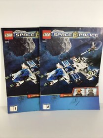 LEGO 5974 Space Police Galactic Enforcer Instruction Manuals Both Books 1 & 2