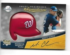 2007 Upper Deck Sweet Spot Baseball Autograph RC Matt Chico Washington Nationals