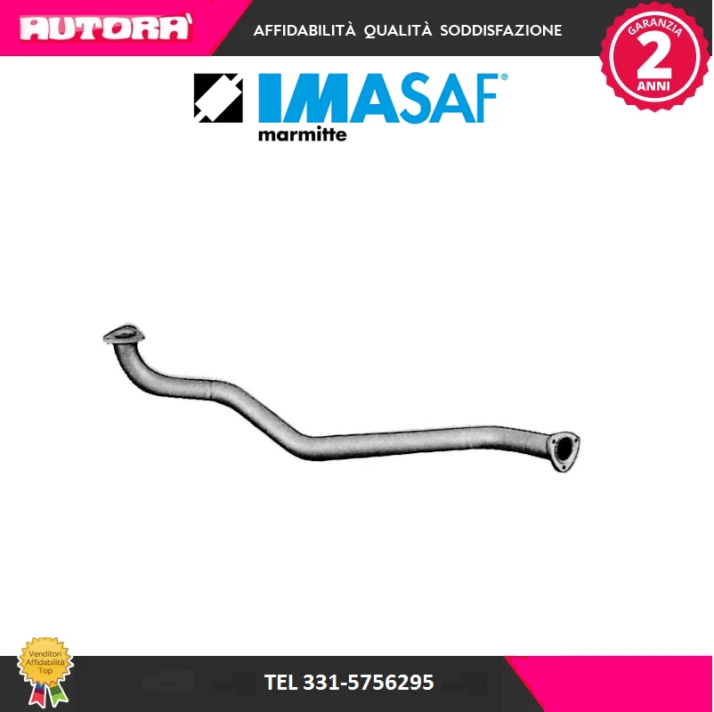192601 Tubo gas scarico adatto a Bmw 315 (MARCA IMASAF)..S29 - Imagem 1 de 1
