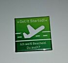 Button "Get It Started!" - Flughafen München (NEU)