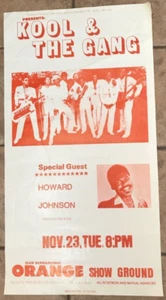 Cartel de concierto de colección de KOOL & THE GANG Howard Johnson San Bernardino - Imagen 1 de 1