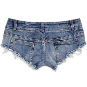 Hose Jeans Micro Shorts Denim Daisy Dukes Low Waist Neu Sexy Damen Mini Hot - Bild 1 von 12