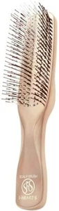 Scalp Brush World Model Long Official S・HEART・S Pink gold hairbrush Length:196mm - Picture 1 of 7