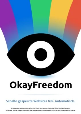 OkayFreedom VPN Premium / 1 PC / 1 Jahr / KEY (ESD) - Bild 1 von 4