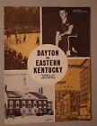 12-8-62 programme de basketball Dayton Vs Eastern Kentucky