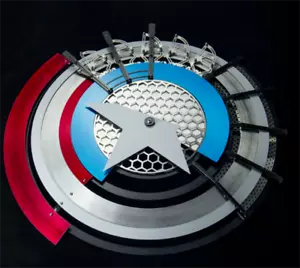 The Avengers Captain America's Shield Collezione Cosplay Lega Metallo Modello Regalo - Foto 1 di 9