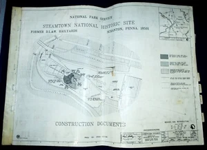 Steamtown National Historic Site Railroad Construction Project Plan Working Arch - Picture 1 of 8
