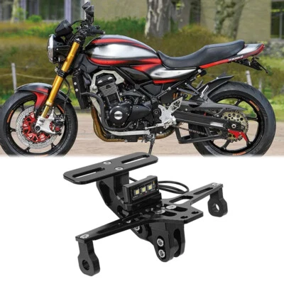 Eliminador de guardabarros trasero con soporte ordenado trasero + luz LED para Kawasaki Z900RS Z1000 Foto 1 de 4