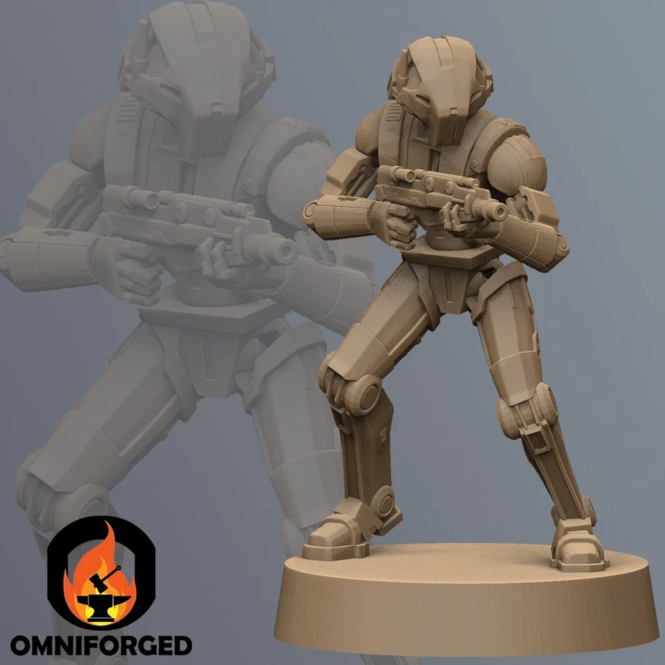 Star Wars Legion HK-47 KOTOR Miniature 3D Printed Resin Mini Proxy - Image 1 of 1