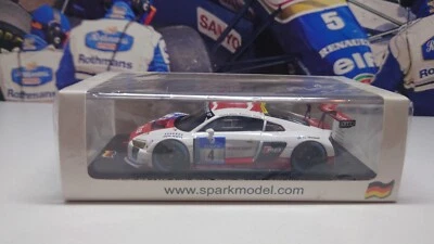 SPARK - 2015 NURBURGRING  24HR - AUDI R8 LMS #4  - 1:43 SCALE MODEL CAR SG210 - Image 1 of 4