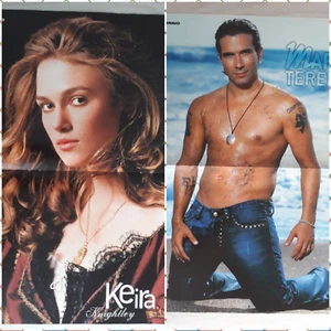 Marc Terenzi Keira Kightley Poster Sammlung Konvolut Gr. M - Bild 1 von 3
