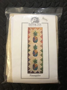 Pineapples patchwork pattern And Quilting Kit NEW - Picture 1 of 3
