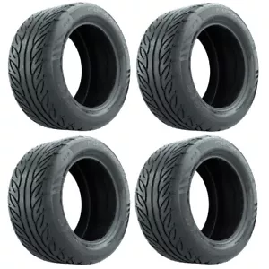 Set of 4 Golf Cart Street Tires 215/40-R15 GTW Fusion GTR Steel Belted Radial - Picture 1 of 7