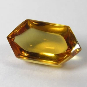 8.74Cts 100% Natural Sparkling Citrine Fancy Cushion Cabochon Loose Gem - Picture 1 of 5