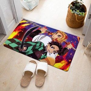 Anime Demon Slayer Rug Non-Slip Bathroom Carpet Floor Mat Home Decor 40*60cm#D15 - Picture 1 of 1