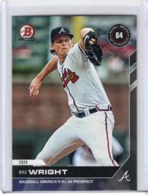 Bowman Next 2020 Kyle Wright Top 100 Prospects Atlanta Braves T11 - Image 1 of 2
