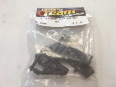 Team Associated NTC3 Carbon Rear Arm Set  Part#2244 - Image 1 of 4