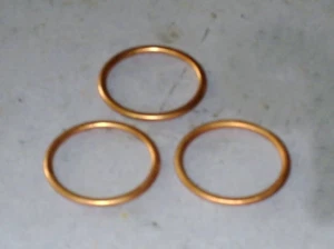 3x Dichtring 28mm Auspuff Krümmer Flansch für Kreidler Flory RMC Hercules Prima - Bild 1 von 1