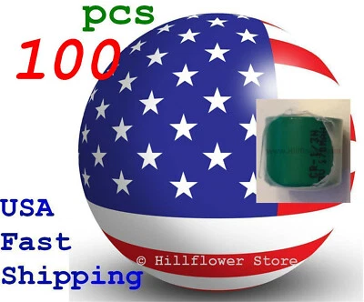 100 pcs CR1/3N DL1/3N 1/3N 2L76 CR11108 Bulk 3V Lithium Battery - Image 1 of 4