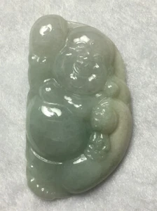 A grade Natural Precious Jadeite jade carving pendant jewllry wholesale  - Imagen 1 de 12