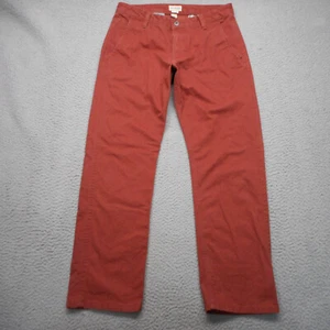 Pantalone chino Dockers uomo 32x30 rosso slim aderente piatto davanti tela - Foto 1 di 13