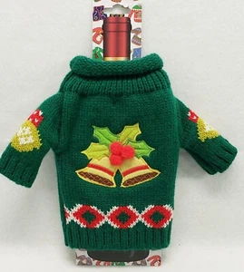 Uncle Bob's Wine Bottle Ugly Sweater/New - Picture 1 of 2