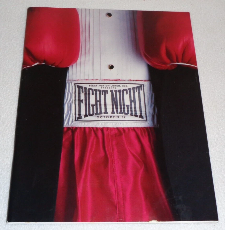 Fight Night 1995 Benefit Charity Event Boxing Floyd Patterson SIGNED Program - Image 1 of 4