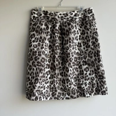 Falda de seda Banana Republic estampado de leopardo para mujer 6 Foto 1 de 4