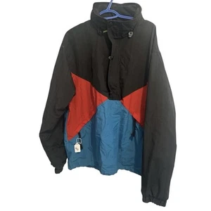 Field Stream Windbreaker Jacket Coat Mens XL Color Block Vintage 90s 2212 - Picture 1 of 8