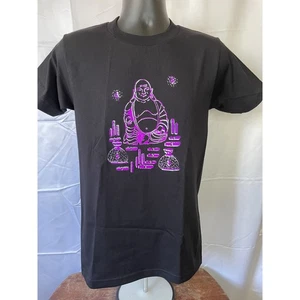 Lucky Buddha T-Shirt by Anyface – Hand Printed – Size S - Picture 1 of 8
