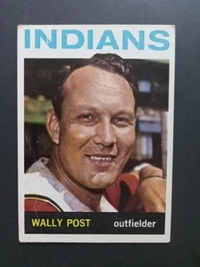 1964 Topps #253 Wally Post VG Cond. Creases Cleveland Indians - Picture 1 of 2