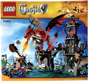 LEGO Castle (Dragon Mountain 70403) Manual Instruction Booklet Only - Excellent - Picture 1 of 6