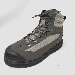 FROGG TOGGS Wading Fly Fishing Boots Men 13 Gray Green Felt Soles Lace Up Shoes - Picture 1 of 8