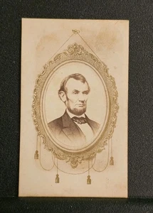 CDV antiguo original Abraham Lincoln 16º presidente de Estados Unidos - Imagen 1 de 3