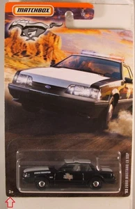 MATCHBOX '93 Ford Mustang LX SSP police car, 2020 Walmart issue (IMPERFECT PKG) - Picture 1 of 7